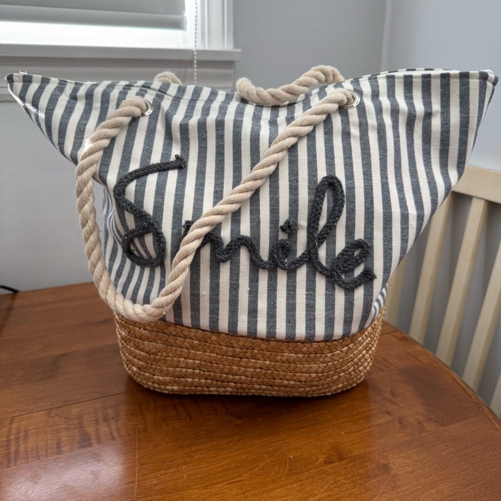 “Smile” tote bag